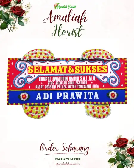 Papan Bunga Ucapan Selamat Brayo